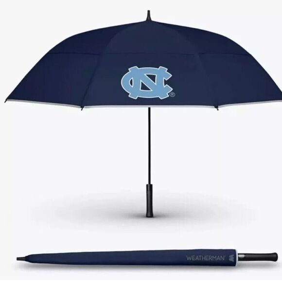 Weatherman Umbrella | Golf Umbrella | University Of North Carolina 68" - Picture 1 of 7